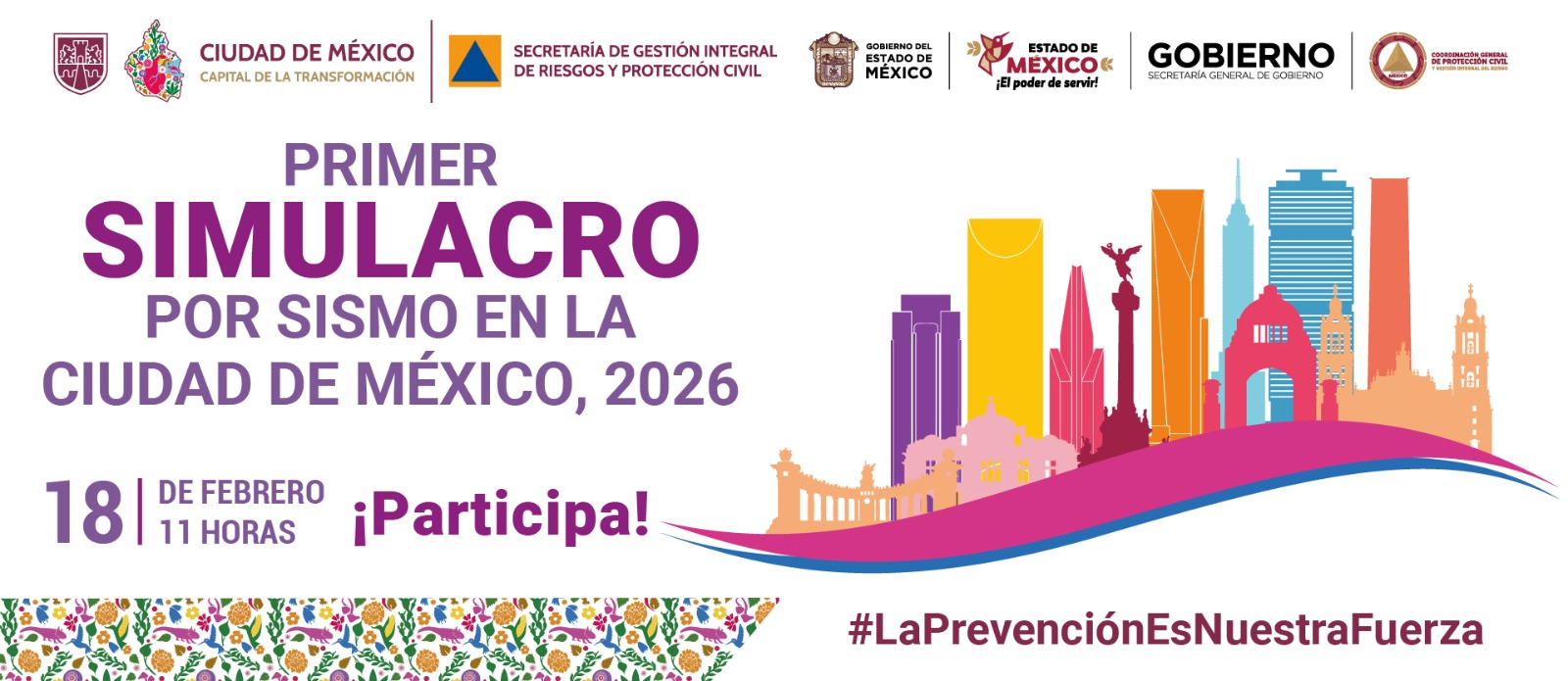 Pasos para participar en el simulacro